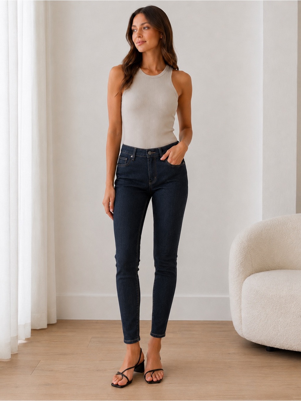 Banana republic Classic skinny Blue Denim Jeans 27/4 x 29
